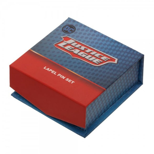 Justice League Boxed Lapel Pin Badge Set