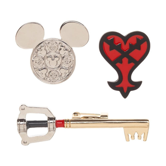 Kingdom Hearts Lapel Button Pin Badge Set