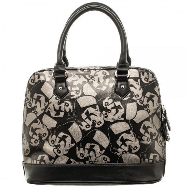 Star Wars Trooper Top Handle Dome Satchel Bag with Metal Charm