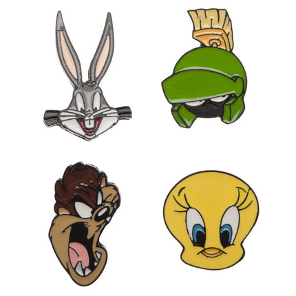 Looney Tunes Lapel Pin 4 Pack Badge Set