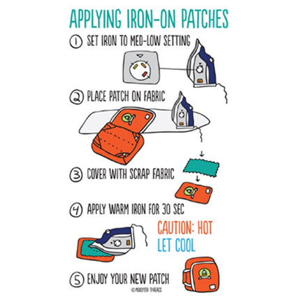 Mini Ghost Embroidered Sew or Iron-on Backing Patches