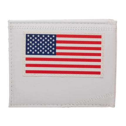 Buzz Aldrin NASA White Ripstop Appliques Bi-Fold Wallet