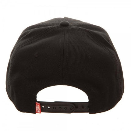 Marvel Deadpool Embroidered Flat Brim Snapback Adjustable Baseball Cap