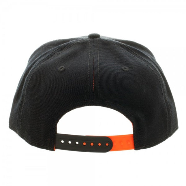 Mortal Kombat Logo Flat Brim Adjustable Snapback Baseball Cap