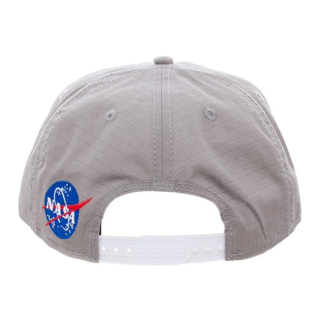 NASA Patch Grey Snapback Baseball Cap