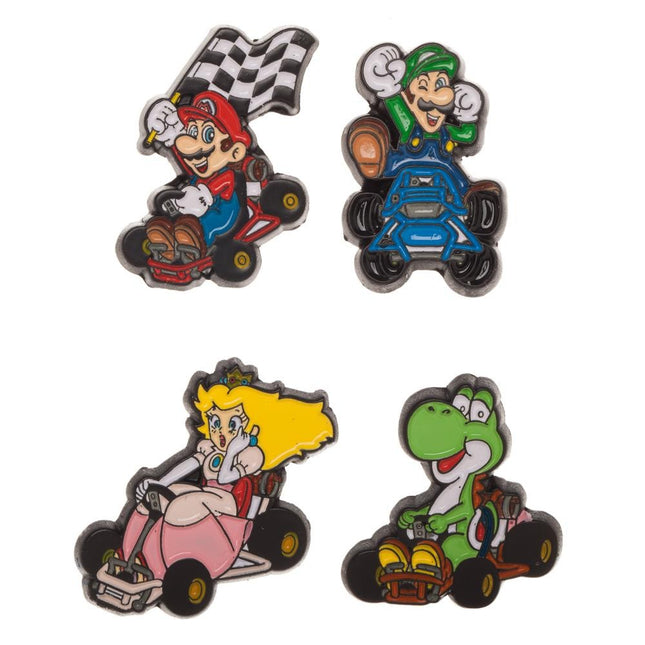 Nintendo NES Mario Kart Mini Lapel Pin Badge