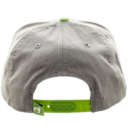 Nintnedo Yoshi Rubber Sonic Weld Gray/Green Snapback Baseball Cap