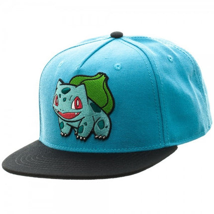 Pokemon Bulbasau Color Block Snapback Baseball Cap