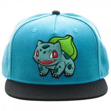 Pokemon Bulbasau Color Block Snapback Baseball Cap