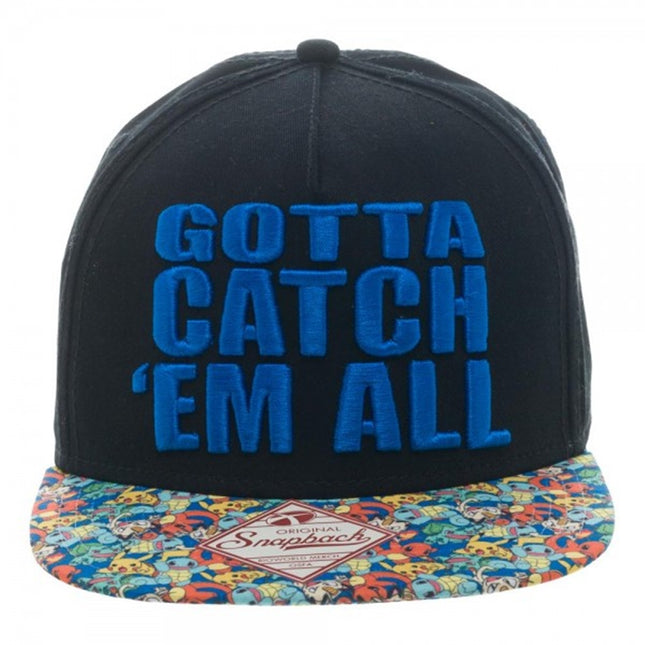 Pokemon Gotta Catch "Em All Snapback Baseball Cap