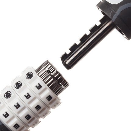 Marvel Comics Punisher Dial Combination Braided Steel Bike Cable Lock Security