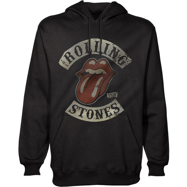 The Rolling Stones 1978 Tour Men's Black Pullover Hoodie