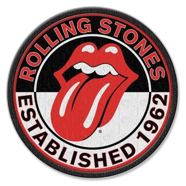 The Rolling Stones Embroidered Iron on Patch - Est. 1962