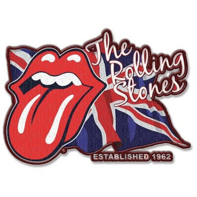 The Rolling Stones Embroidered Iron on Patch - Leak the Flag