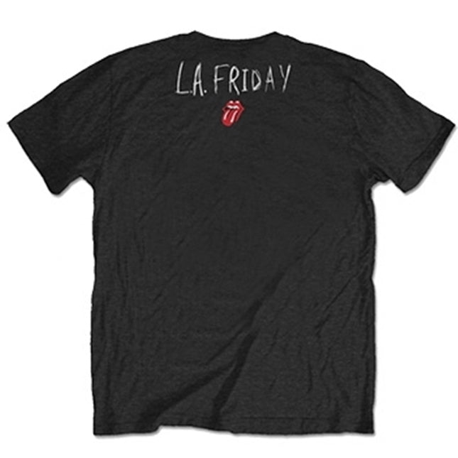 The Rolling Stones Men's Black LA Friday Tee Shirt