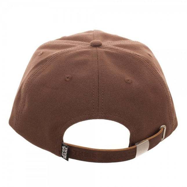 Star Wars Rebel PU Leather Patch Wax Canvas Adjustable Baseball Cap