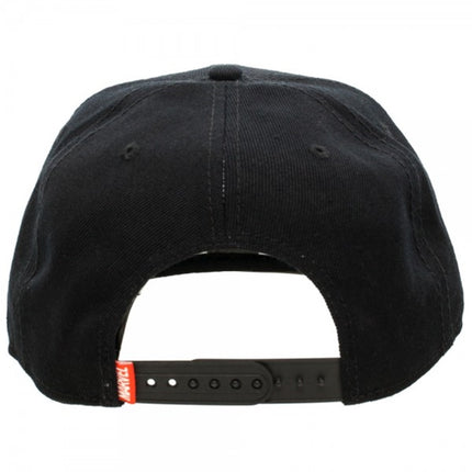 Marvel Kawaii Deadpool Embroidered Merc with a Mouth Flat Brim Adjustable Snapback Baseball Cap
