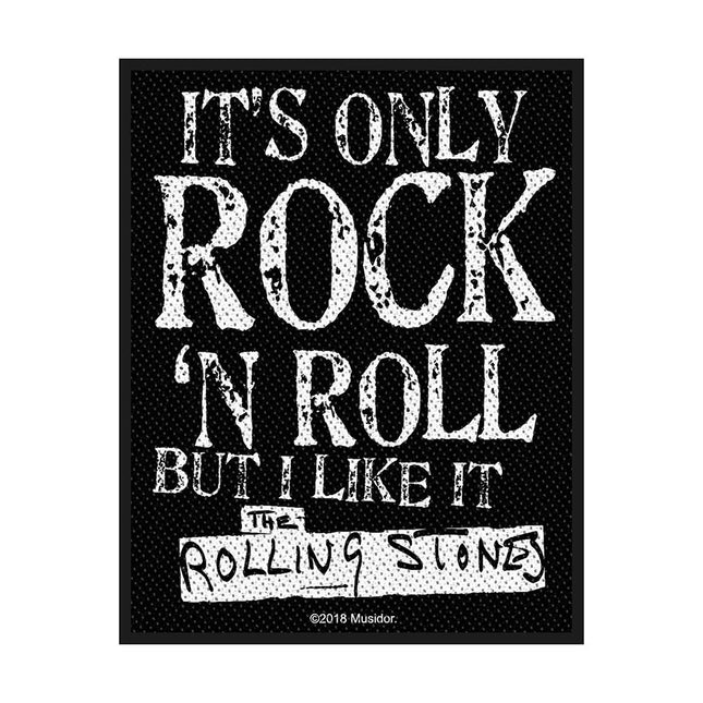 The Rolling Stones Sew-On Woven Patch - Rock N' Roll