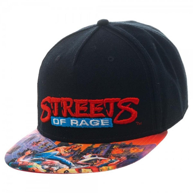 Sega Genesis Streets of Rage Flat Bill Snapback Baseball Cap