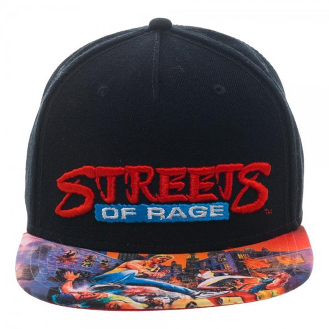 Sega Genesis Streets of Rage Flat Bill Snapback Baseball Cap