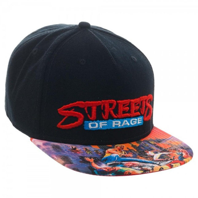 Sega Genesis Streets of Rage Flat Bill Snapback Baseball Cap