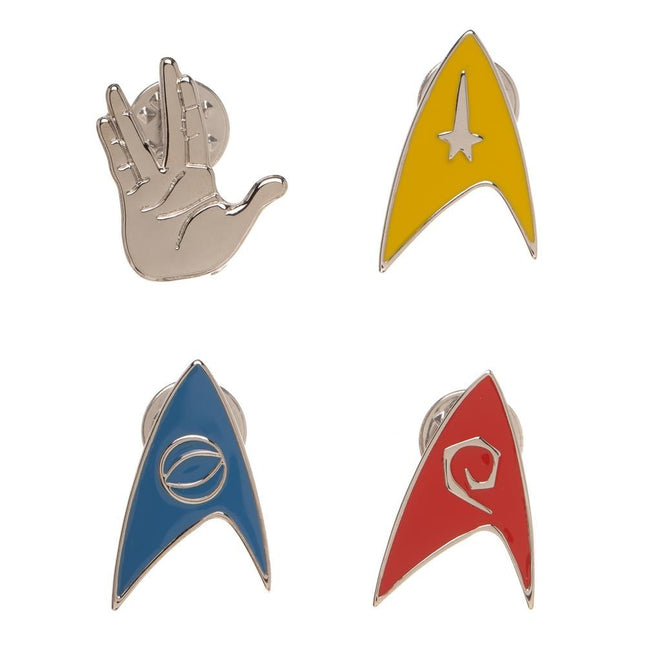 Star Trek Lapel Pin Badge Set