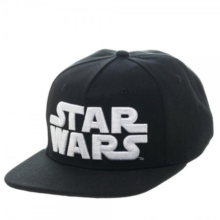 Star Wars Fiber Optic Lights Logo Snapback Baseball Cap