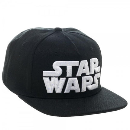 Star Wars Fiber Optic Lights Logo Snapback Baseball Cap