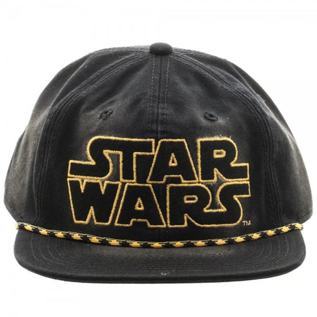Star Wars Washed Unstructured 6 Panel Snapback Baseball Cap