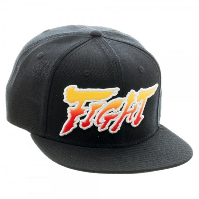 Street Fighter V Fight Flat Brim Adjustable Snapback Baseball Cap