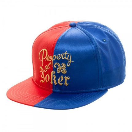 Suicide Squad Harley Quinn Property of Joker Satin Adjustable Baseball Cap