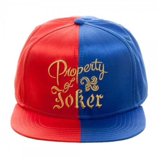 Suicide Squad Harley Quinn Property of Joker Satin Adjustable Baseball Cap