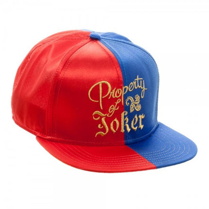 Suicide Squad Harley Quinn Property of Joker Satin Adjustable Baseball Cap