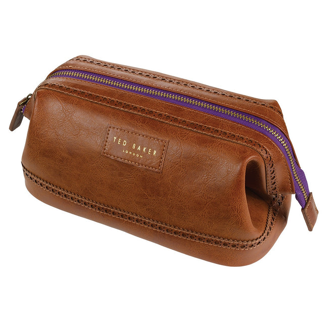 Ted Baker London Brogue Shoe Shine Care Kit Brown