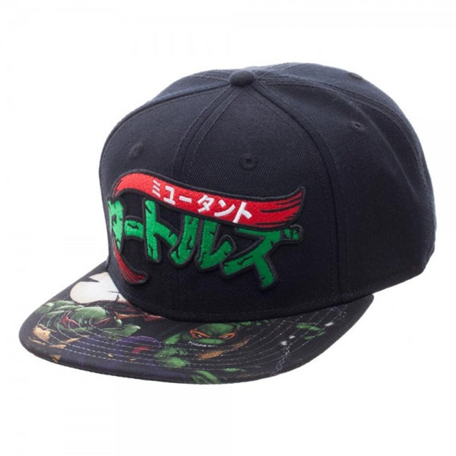 Teenage Mutant Ninja Turtles Manga Sublimated Bill Snapback Baseball Cap