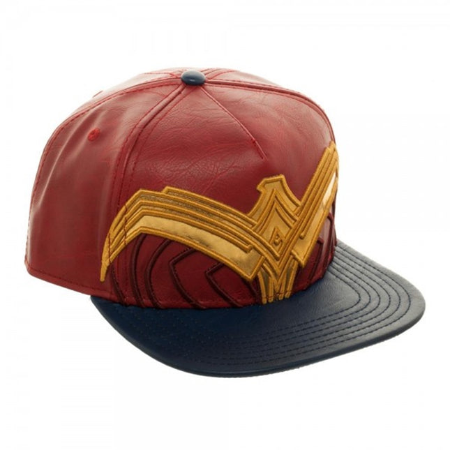 Wonder Woman Suit Up Applique Snapback Baseball Cap