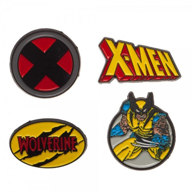 X-Men Enamel Metal Mini Lapel Pin Badge Set