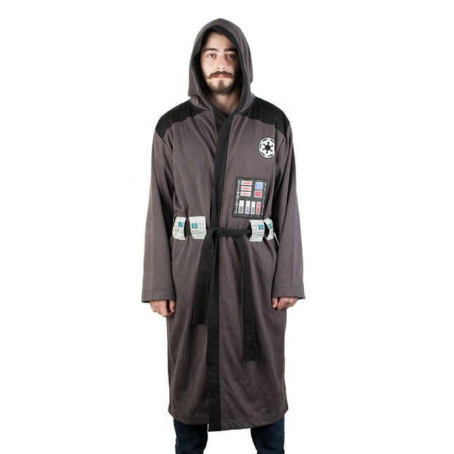 Star Wars Darth Vader Men's Hooded Bathrobe with Belt