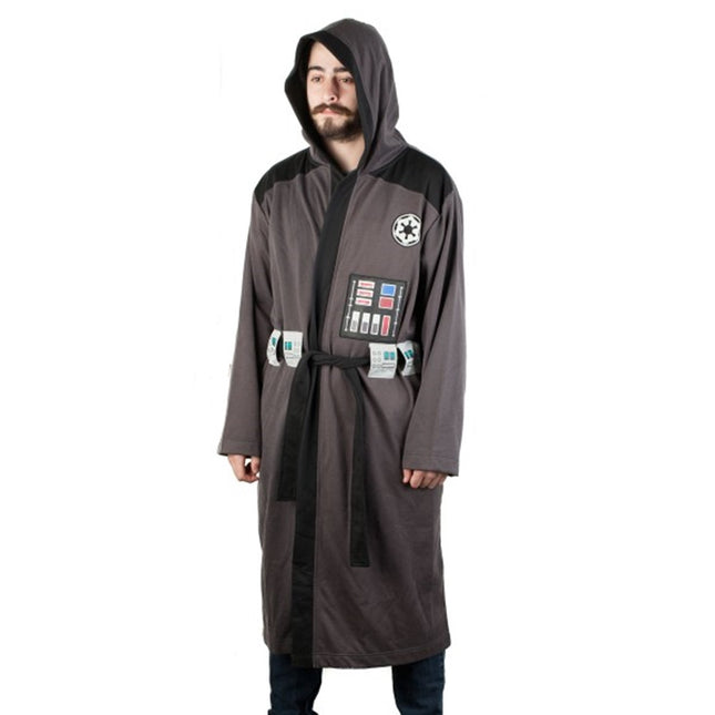 Star Wars Darth Vader Men's Hooded Bathrobe with Belt