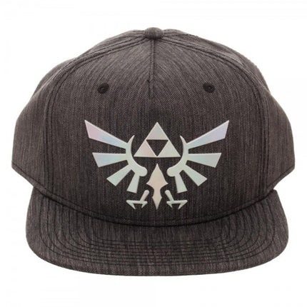 Zelda Iridescent Weld Woven Fabric Snapback Baseball Cap
