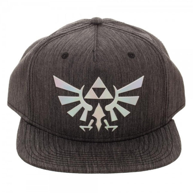 Zelda Iridescent Weld Woven Fabric Snapback Baseball Cap