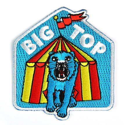Big Top Embroidered Sew or Iron-on Backing Patches