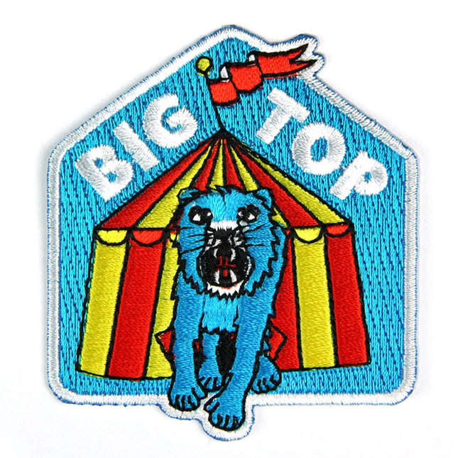 Big Top Embroidered Sew or Iron-on Backing Patches