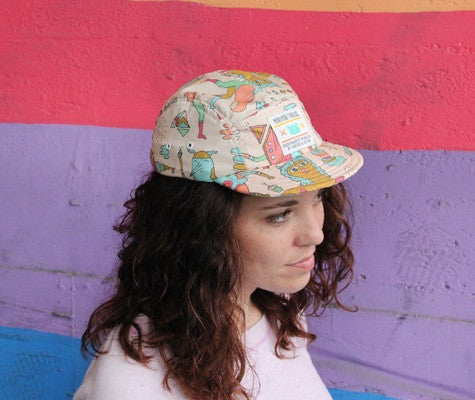 Future Progression Vintage Style Brim 5 Panel Hat