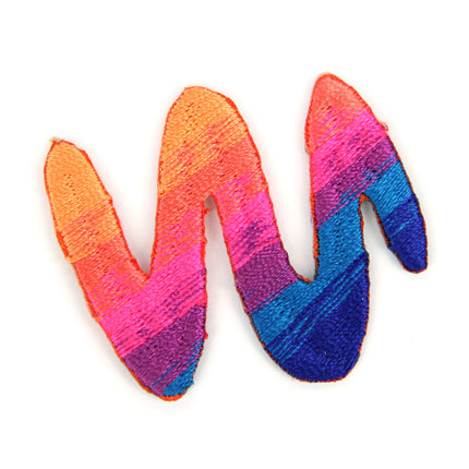 Hot Cut Decorative Embroidered Sew or Iron-on Backing Patch