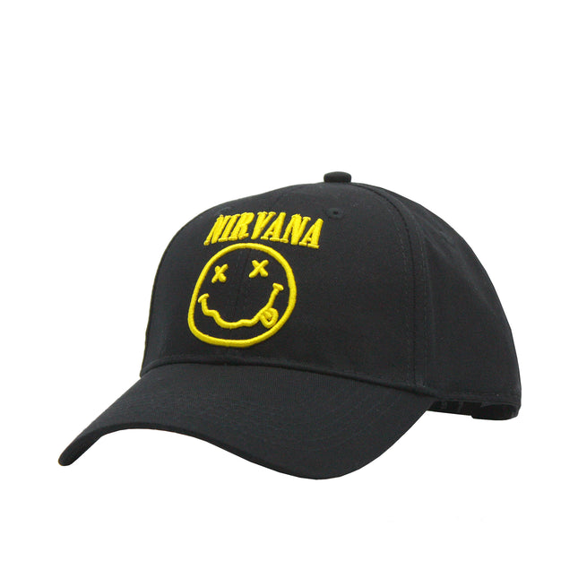 Nirvana Unisex Logo & Smiley Baseball Cap