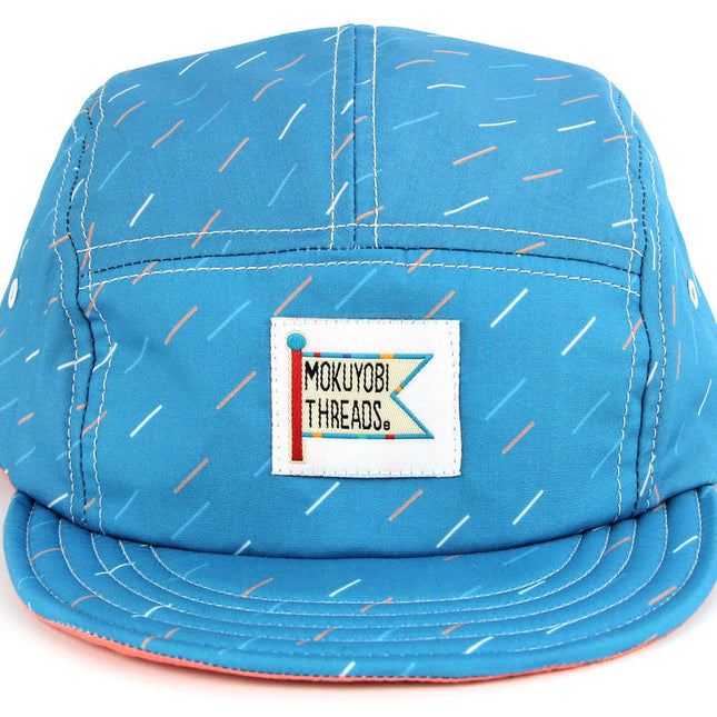 Raining Vintage Style Brim 5 Panel Hat