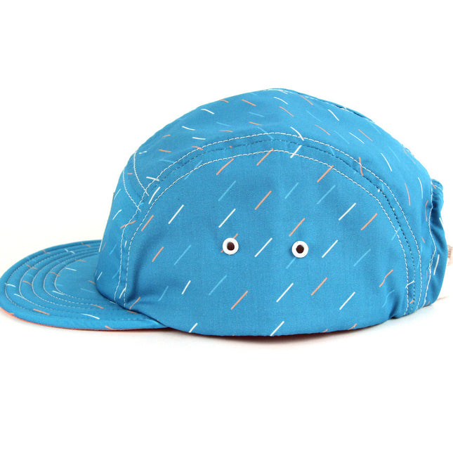 Raining Vintage Style Brim 5 Panel Hat