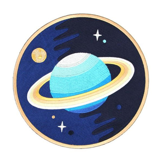 Galaxy Planet Rad Look Embroidered Back Patch