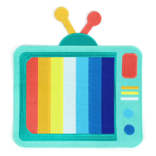 Television Rad Look Embroidered Back Patch
